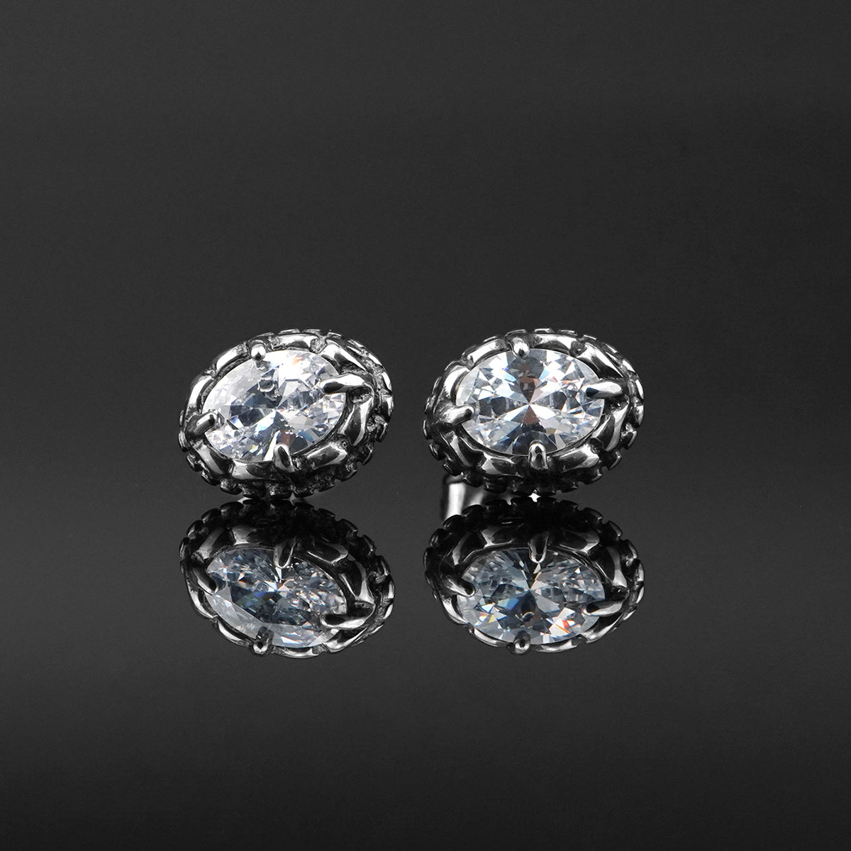 CZ Stone Earring Customized Punk Jewelry