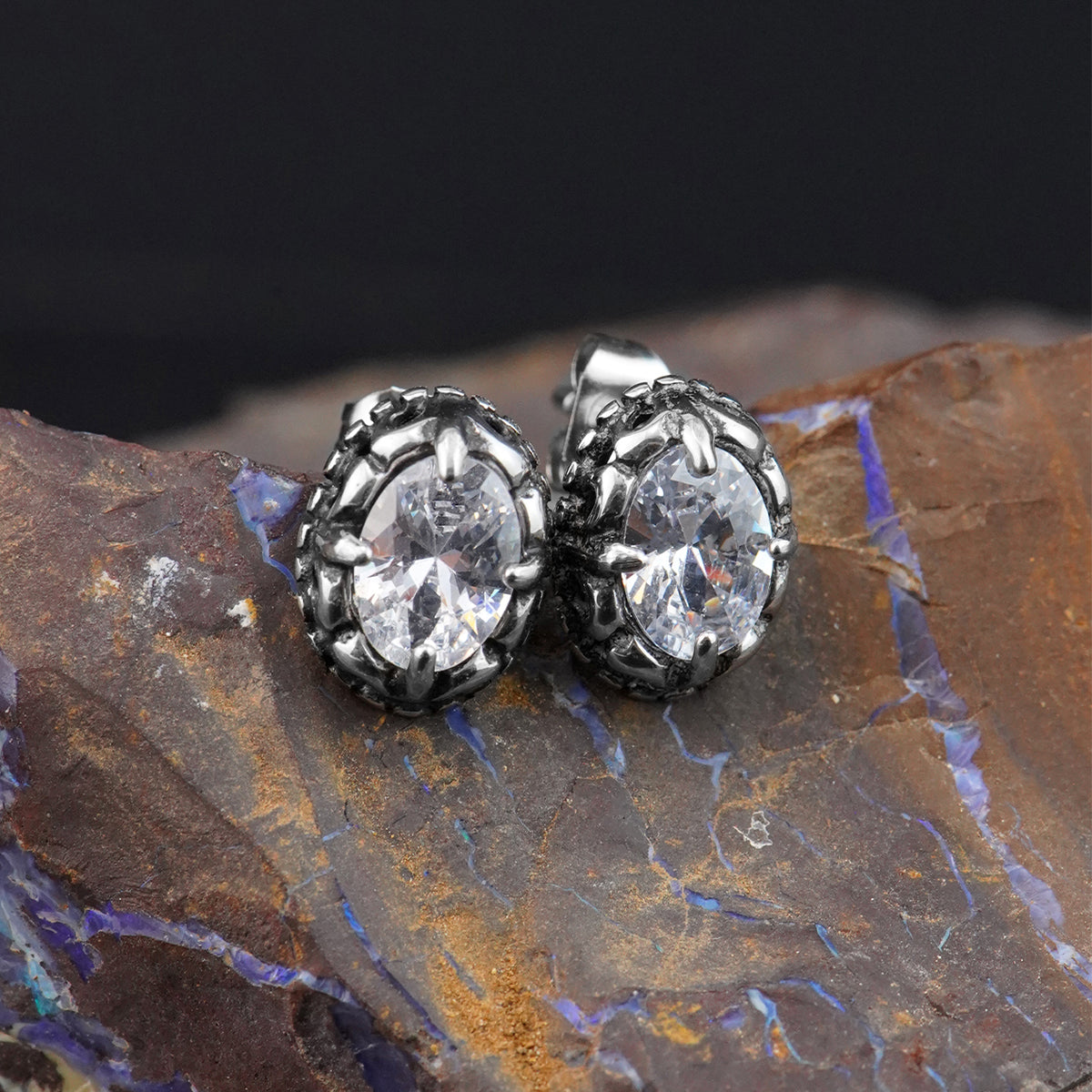 CZ Stone Earring Customized Punk Jewelry