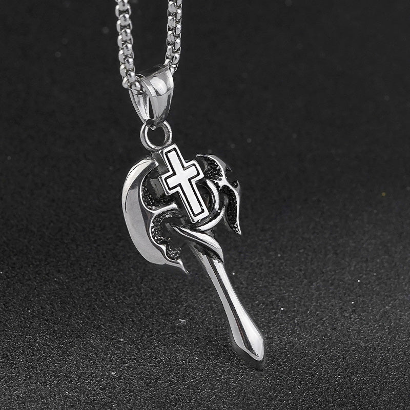 Cross Axe Pendant