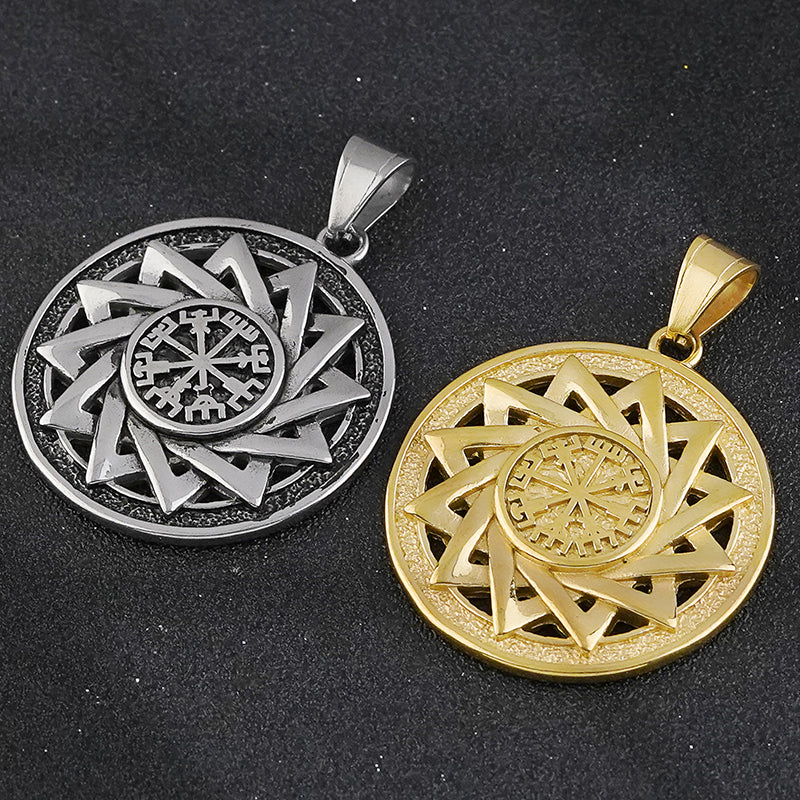 Nordic Viking Compass Pendant