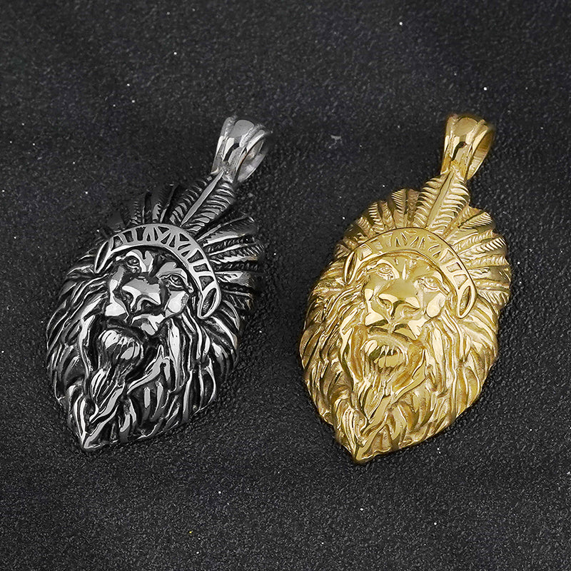 Lion Head Pendant