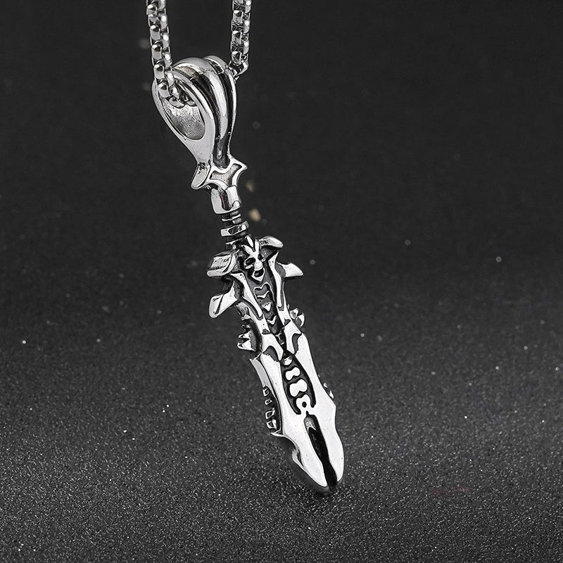 Skull Sword Pendant