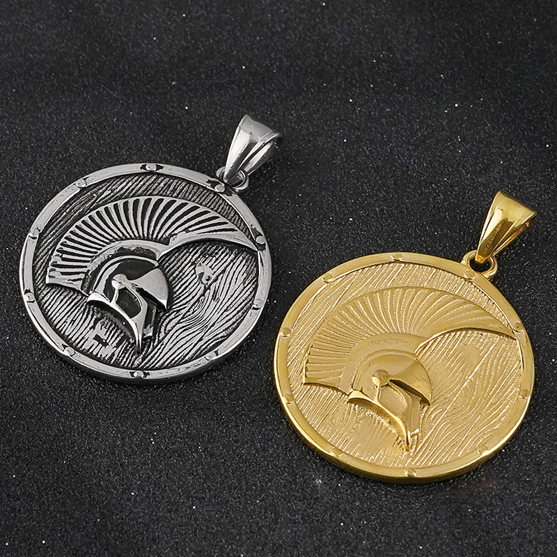 Spartan Warrior Helmet Pendant