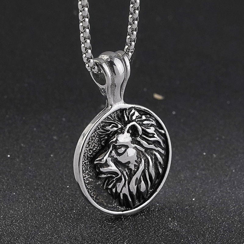 lion Stainless Steel Pendant