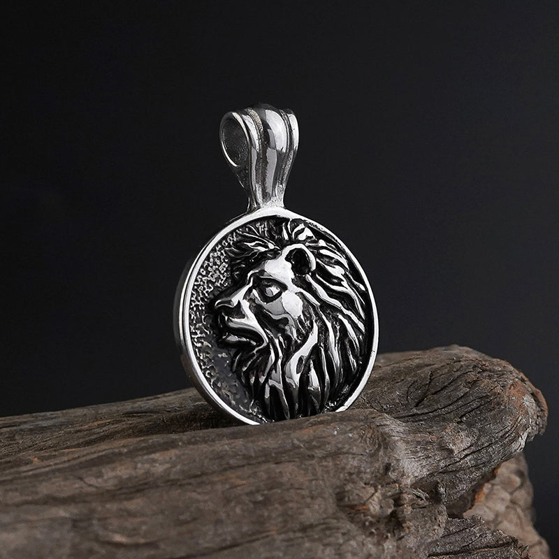 lion Stainless Steel Pendant