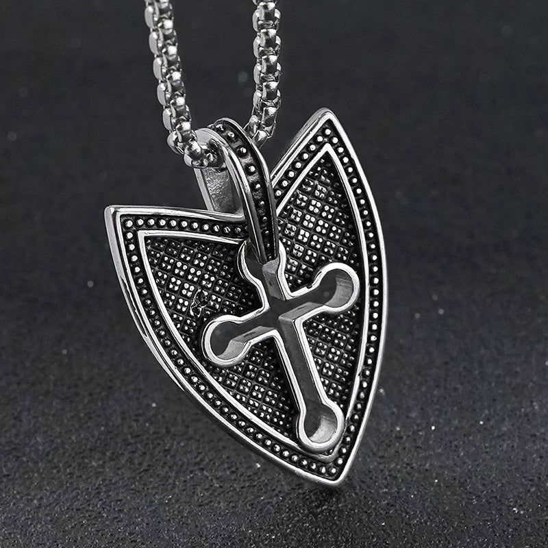 Cross Shield Pendant