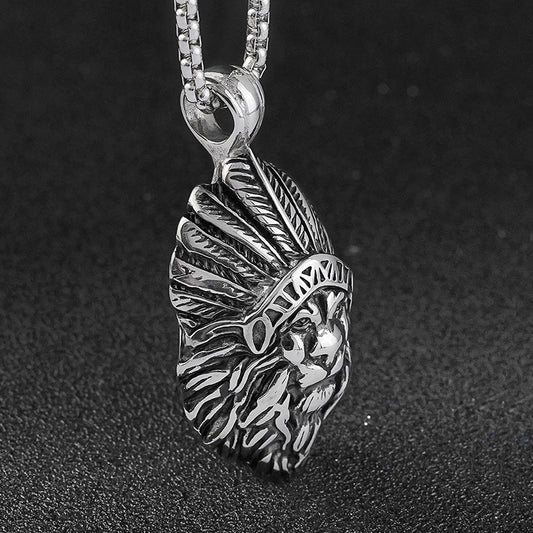 Lion Head Pendant