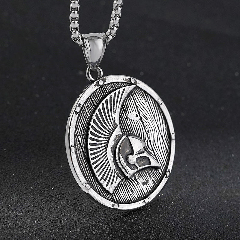 Spartan Warrior Helmet Pendant