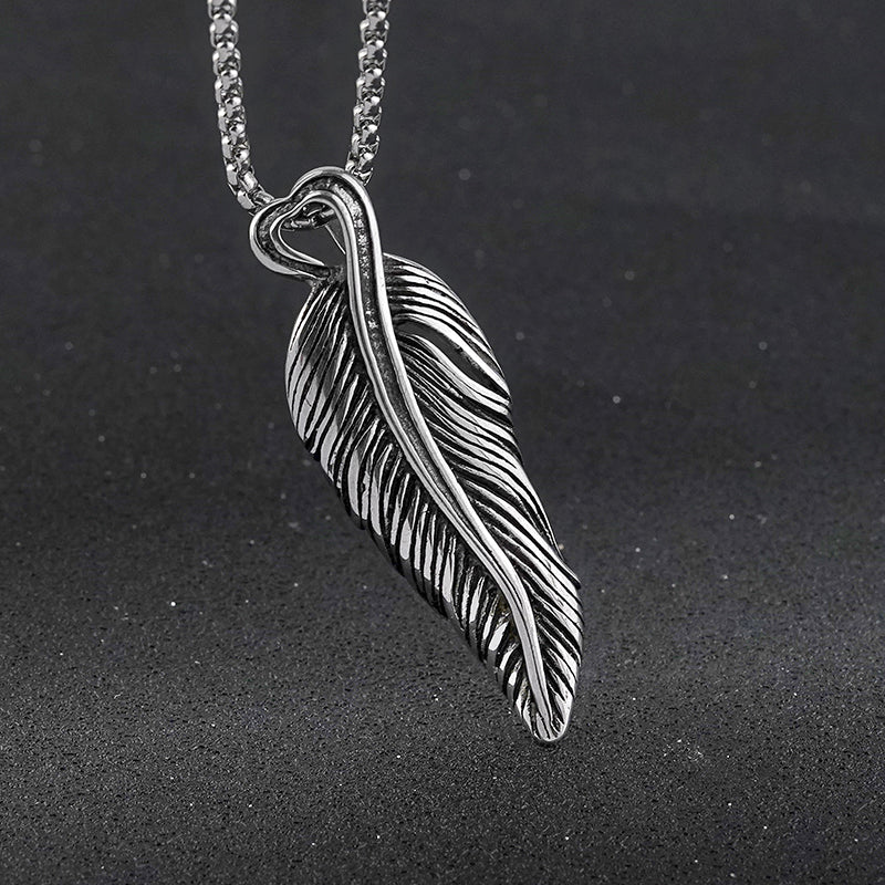 Simple Feather Pendant