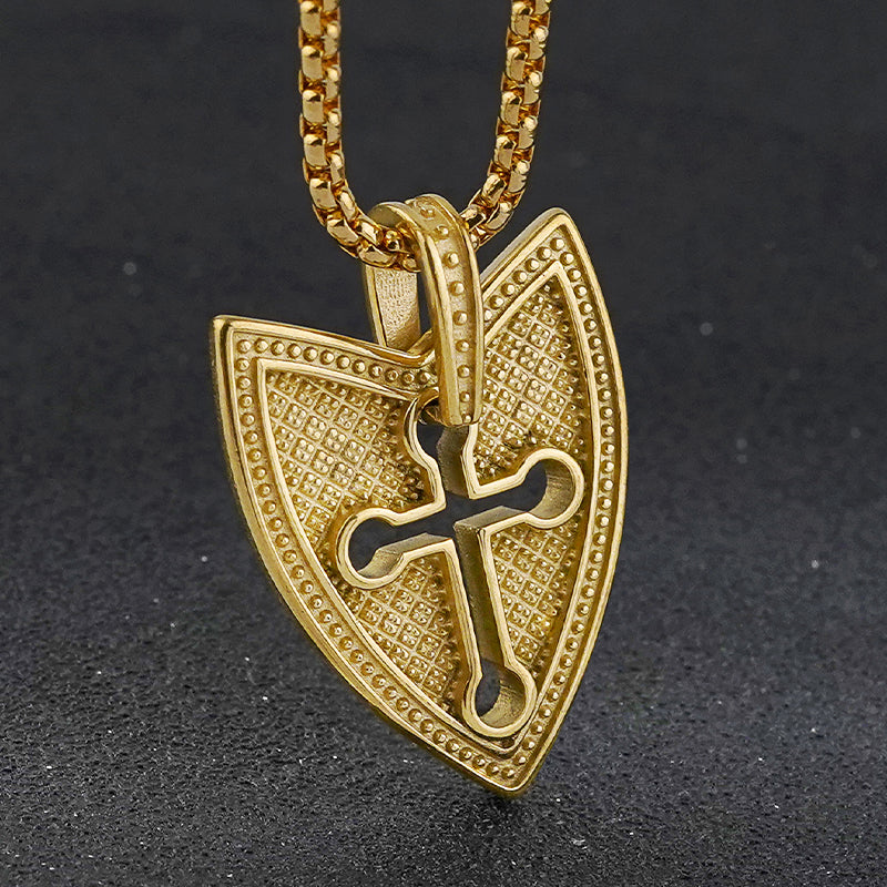 Cross Shield Pendant