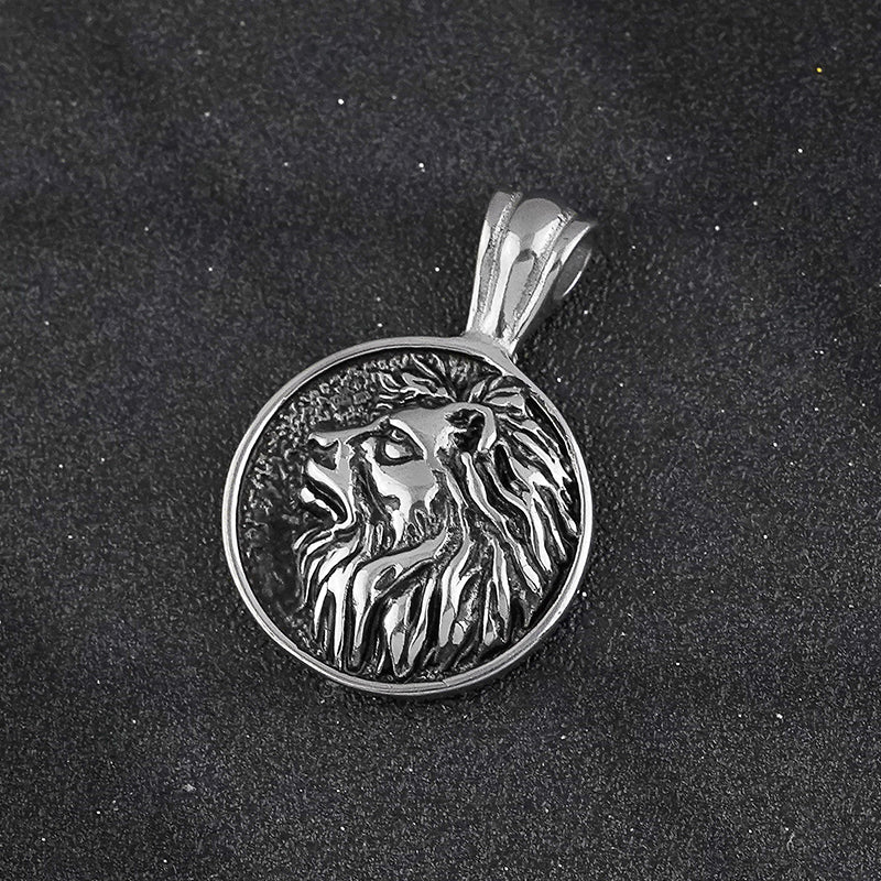 lion Stainless Steel Pendant