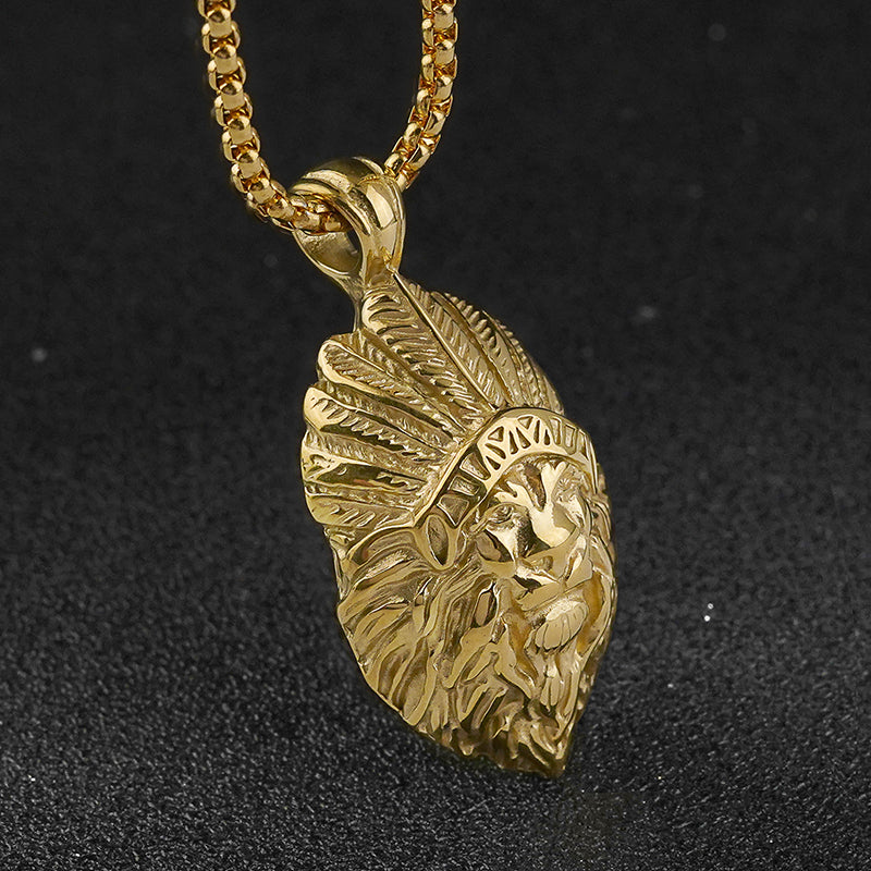 Lion Head Pendant