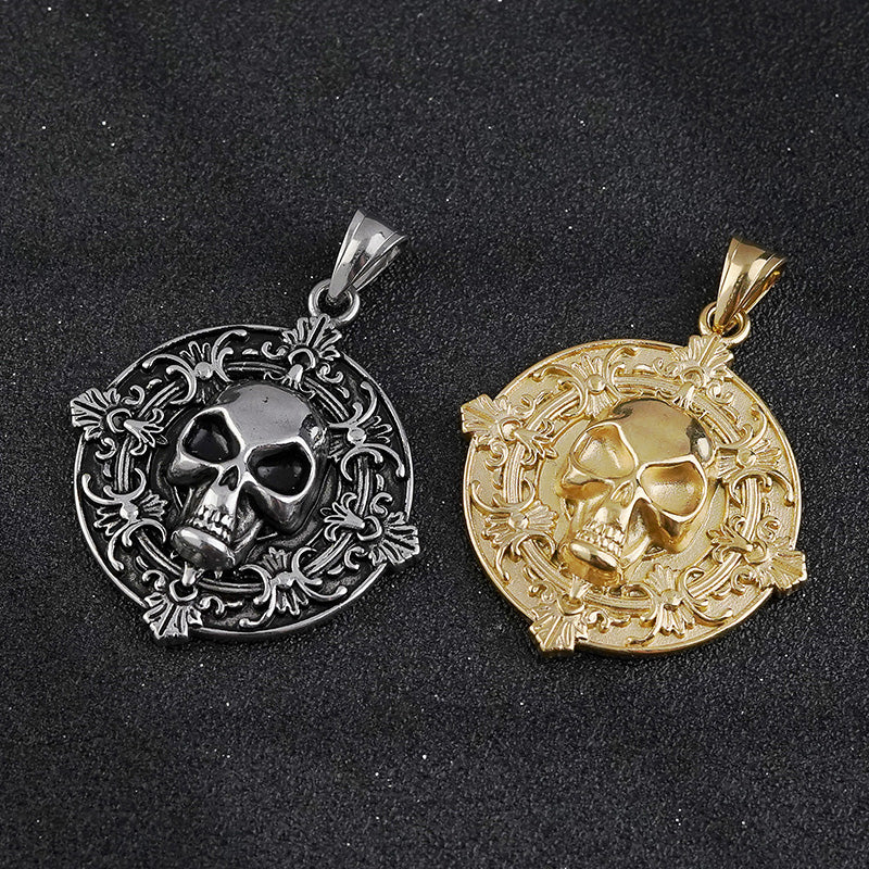 Skull Biker Pendant