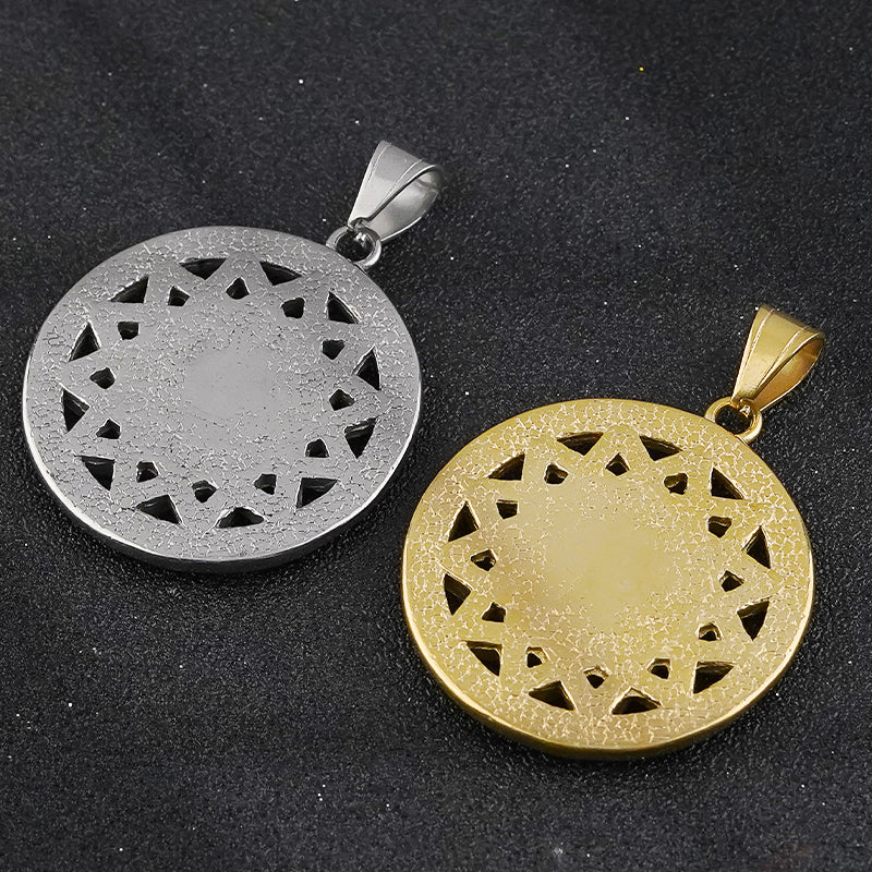 Nordic Viking Compass Pendant