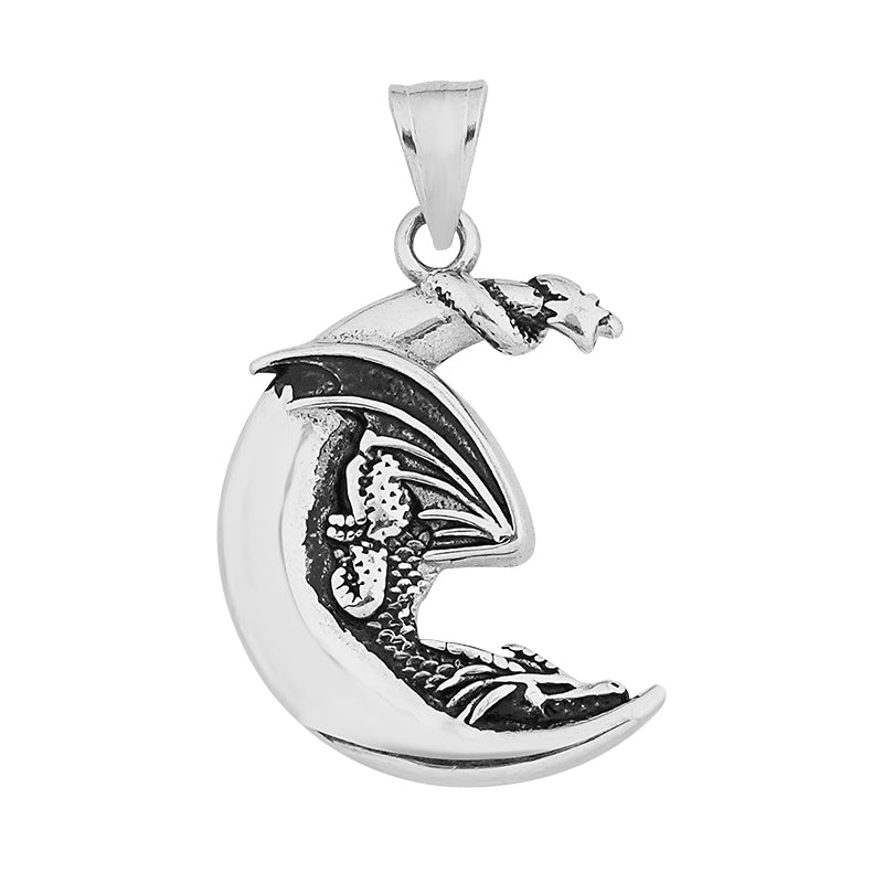 Moon Fly Dragon Pendant