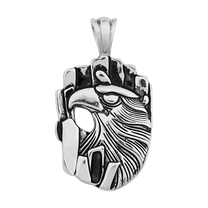 Stainless steel eagle pendant