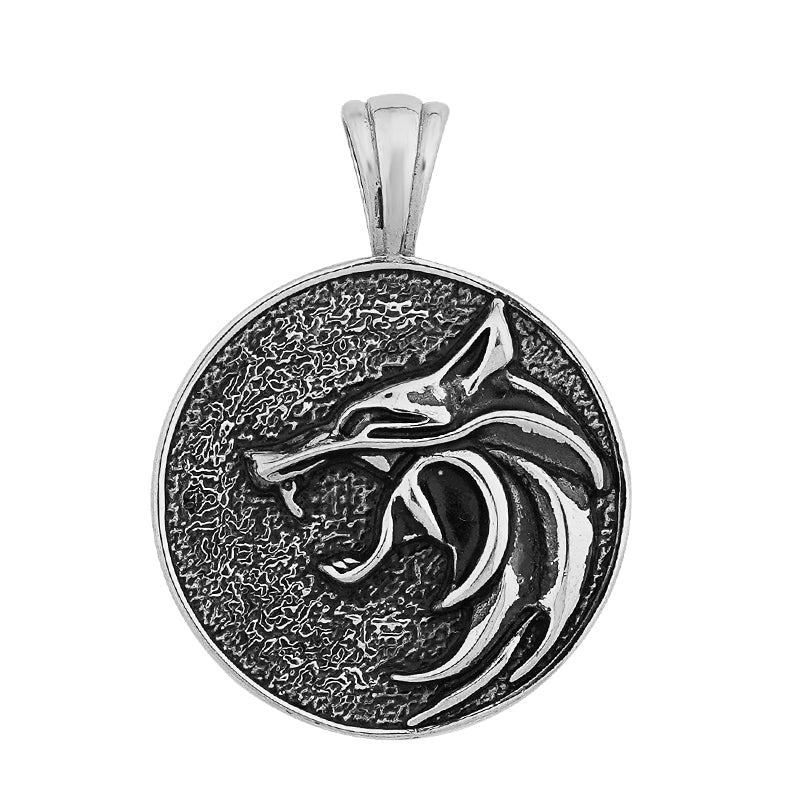 Wolf Head Pendant