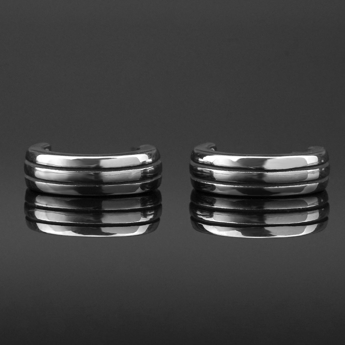 Statement Stainless Steel Hoop Earrings