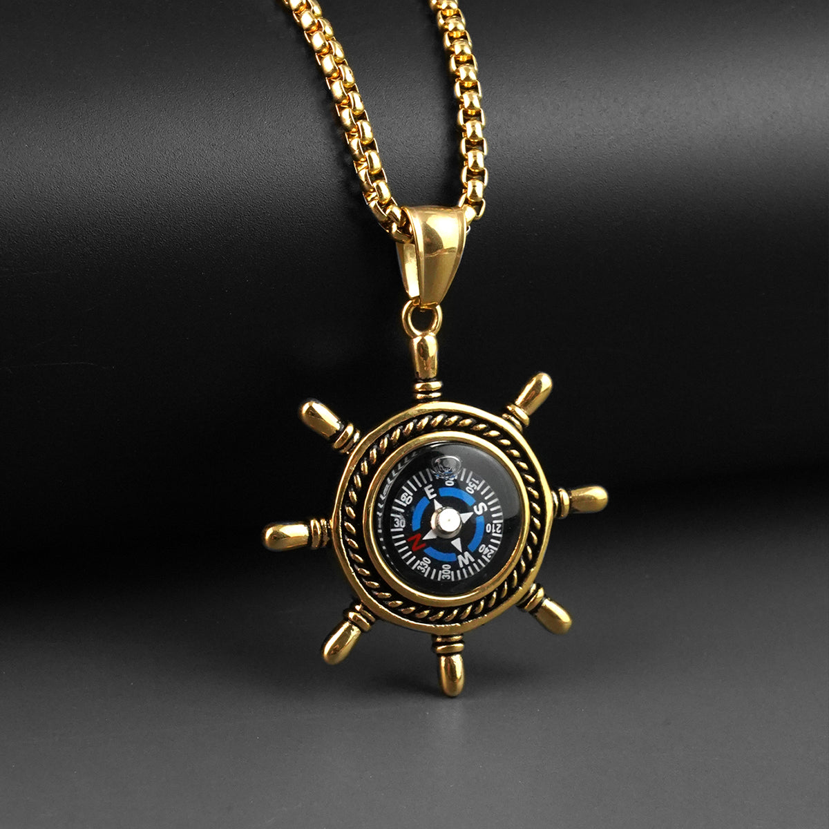 Rudder Compass Pendant