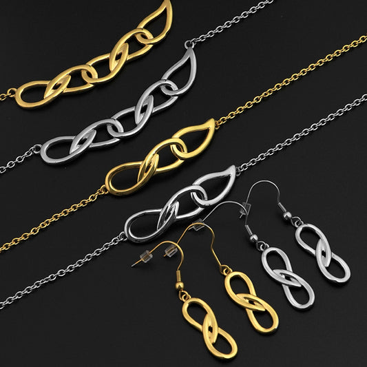 Wave Circle Jewellery Sets