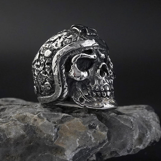 Warrior Remain Skull Ring