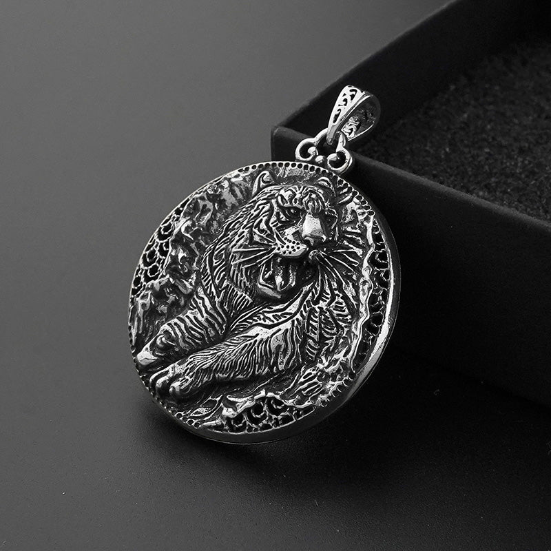 Flower of Life Tiger Pendant