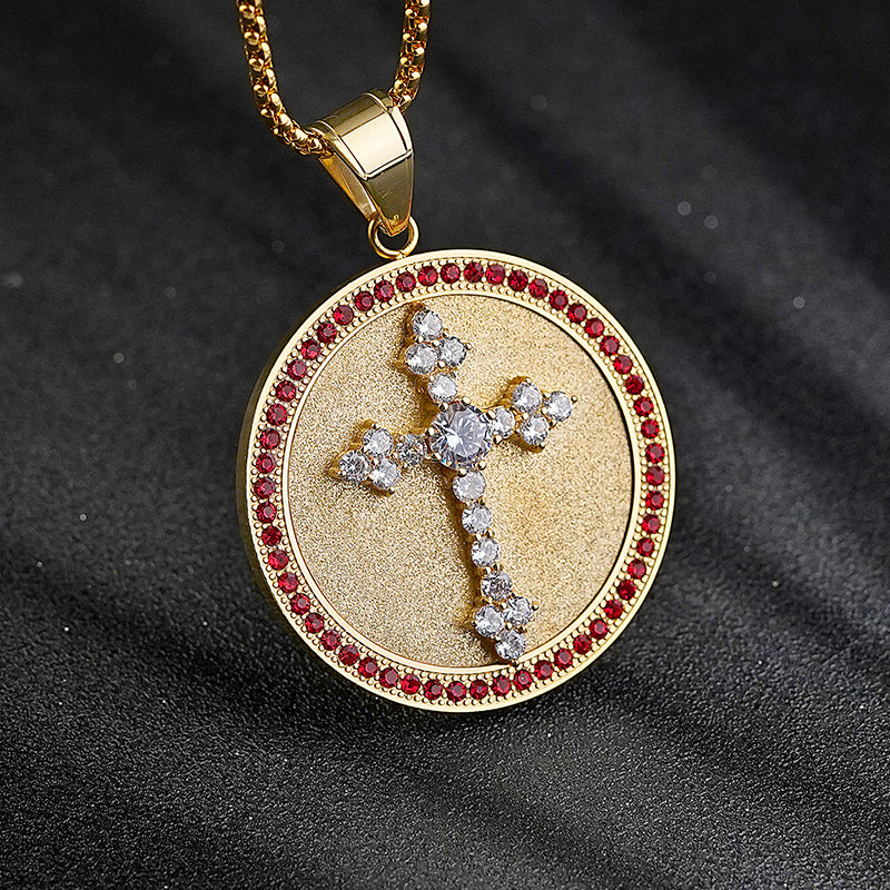 Egypt Ankh Cross Circle Pendants