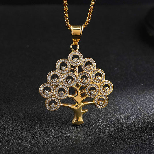 Tree of Life Pendant CZ