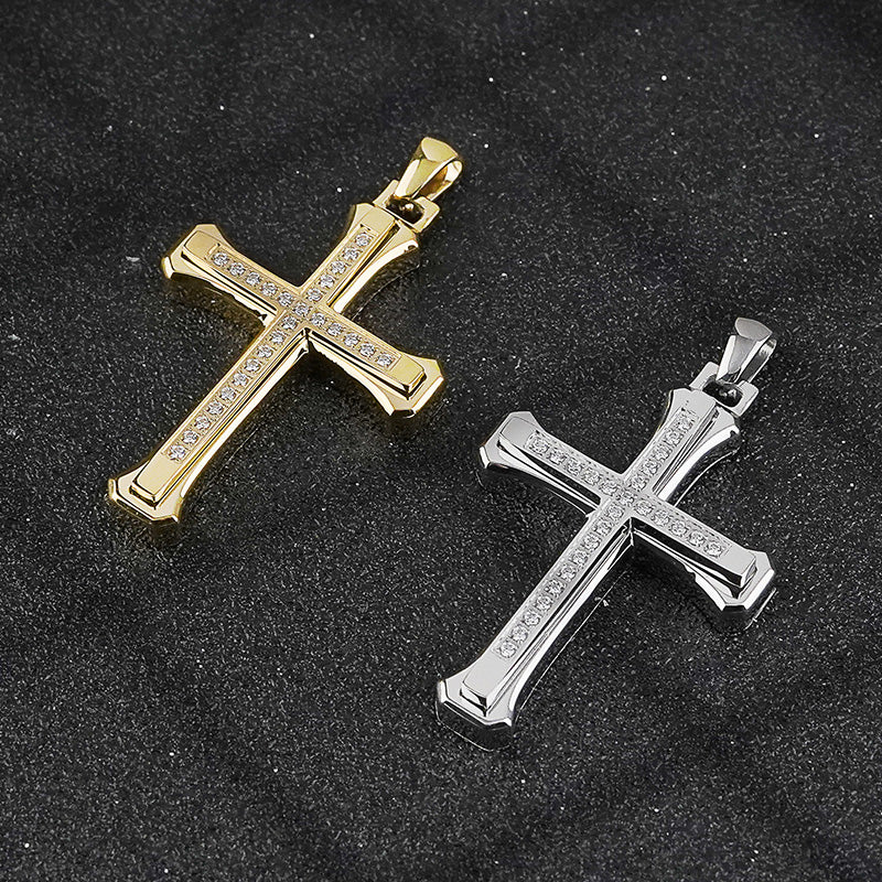 Zircon Cross Pendant