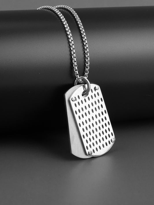 Double Rectangle Shape Pendant