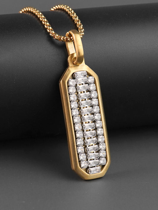 CZ Surface Pendant