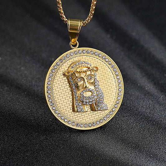 Jesus Pendant Gold Accessories Religion