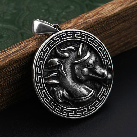 Horse Circle Pendant