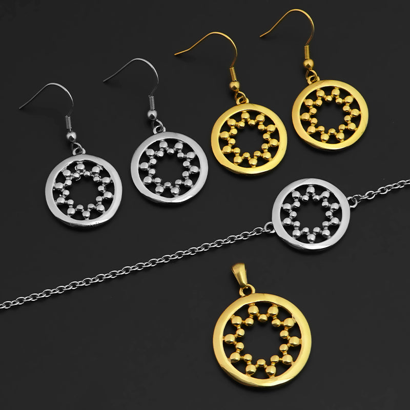 Circle Stars Designs Jewelry Sets