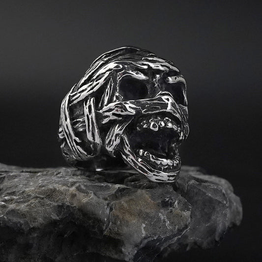 Bandage Skull Ring