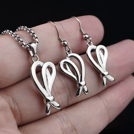 Cute Knot Charms Jewelry Sets (Two Tone)