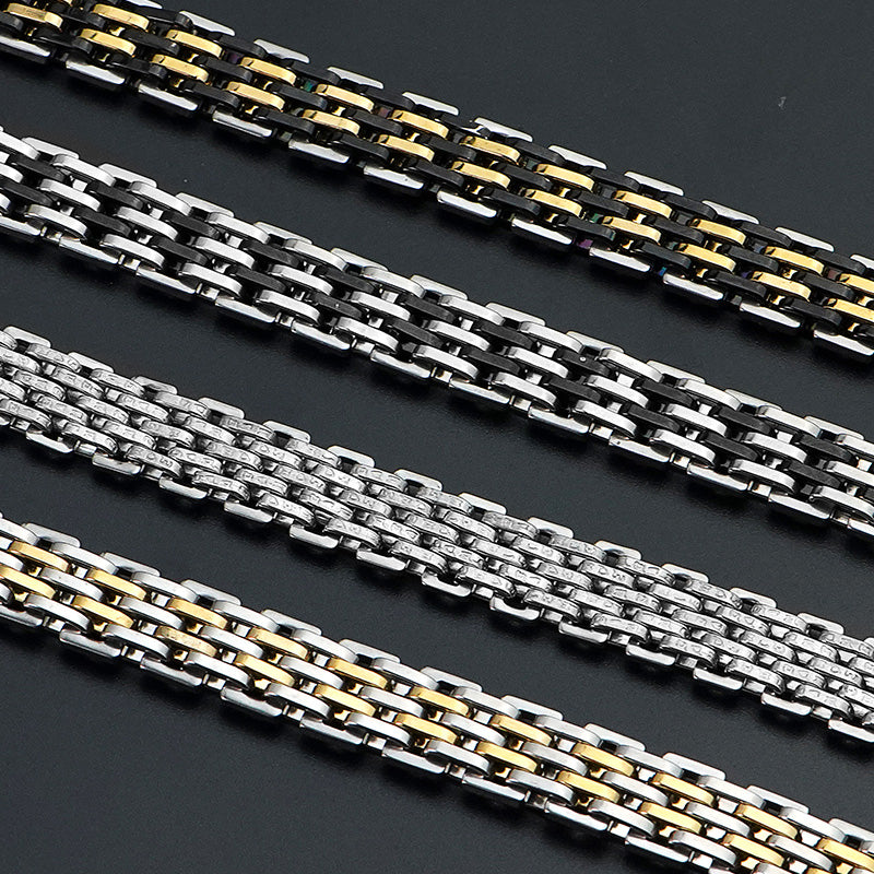 Unique Square Link Chains Multi-Items Bracelets