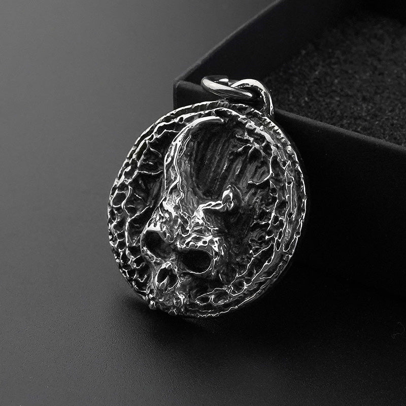 Skull Circle Pendant