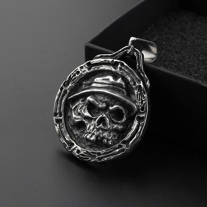 Skull Circle Pendant