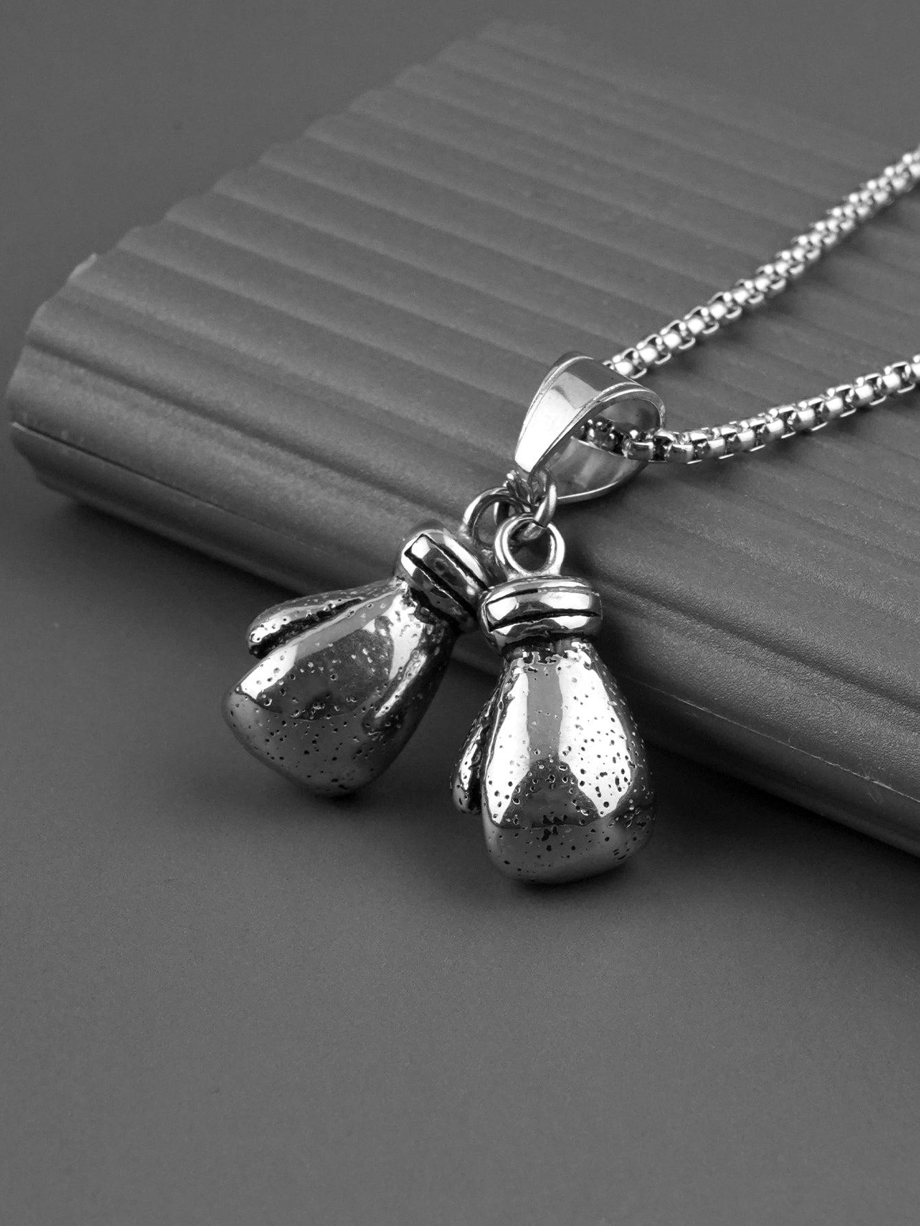 Boxing Gloves Stainless Steel Pendant