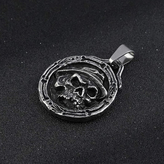 Skull Circle Pendant