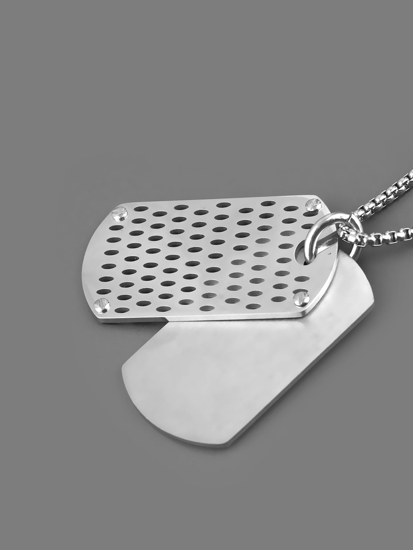 Double Rectangle Shape Pendant