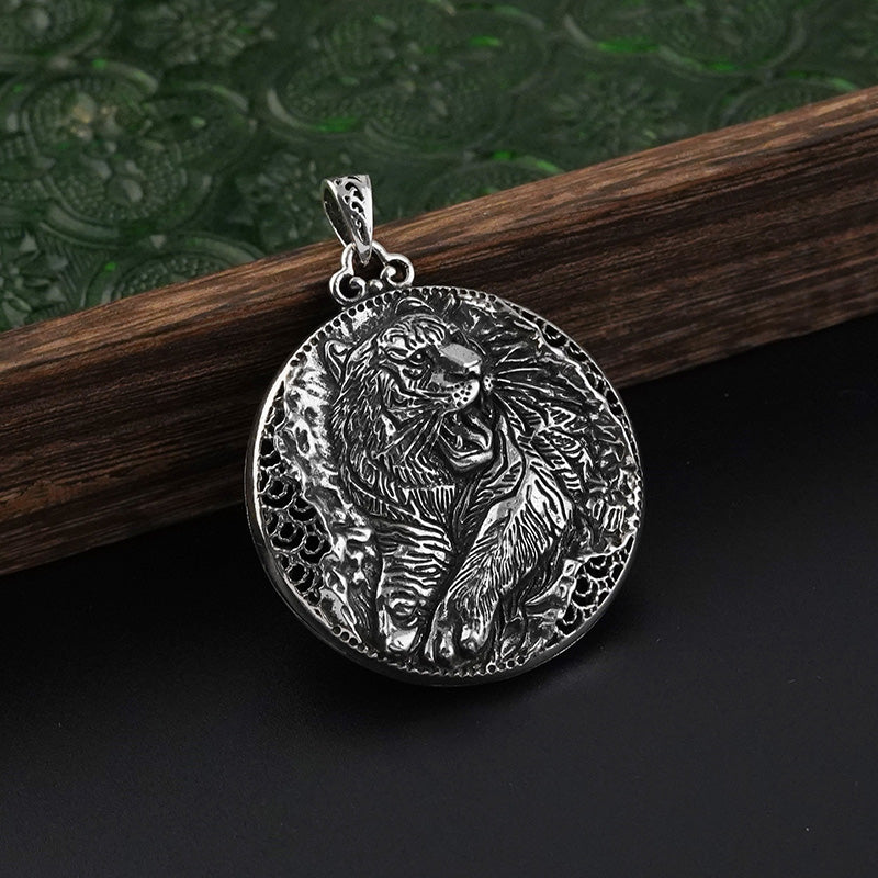 Flower of Life Tiger Pendant