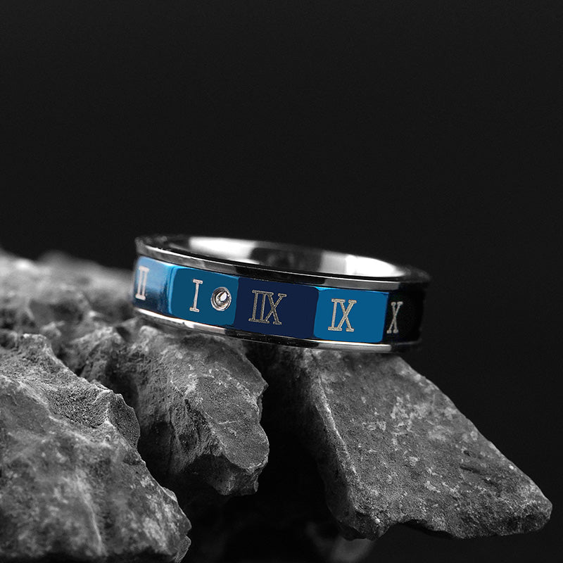 Roman Numeral Rotatable Rings