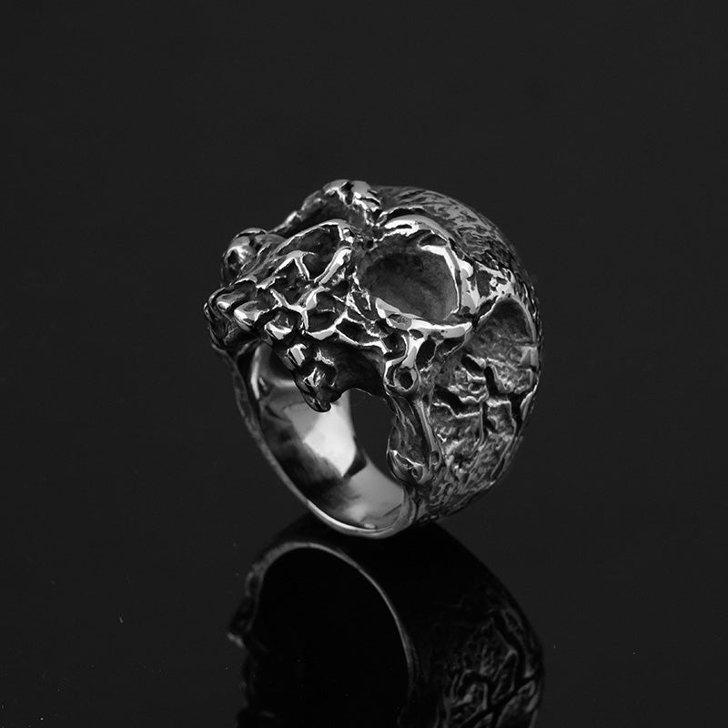 Ancient Skull Head Hip Hop Rings