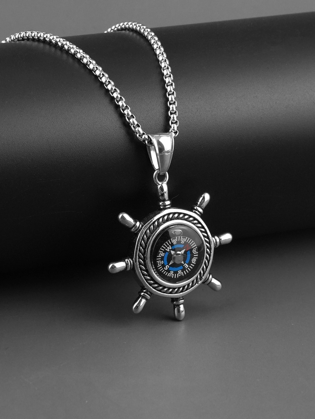 Rudder Compass Pendant