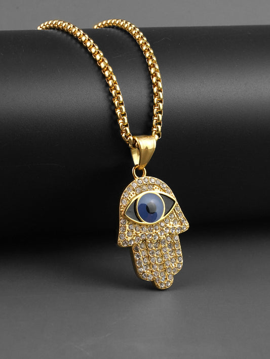 Hand with Eye Pendant