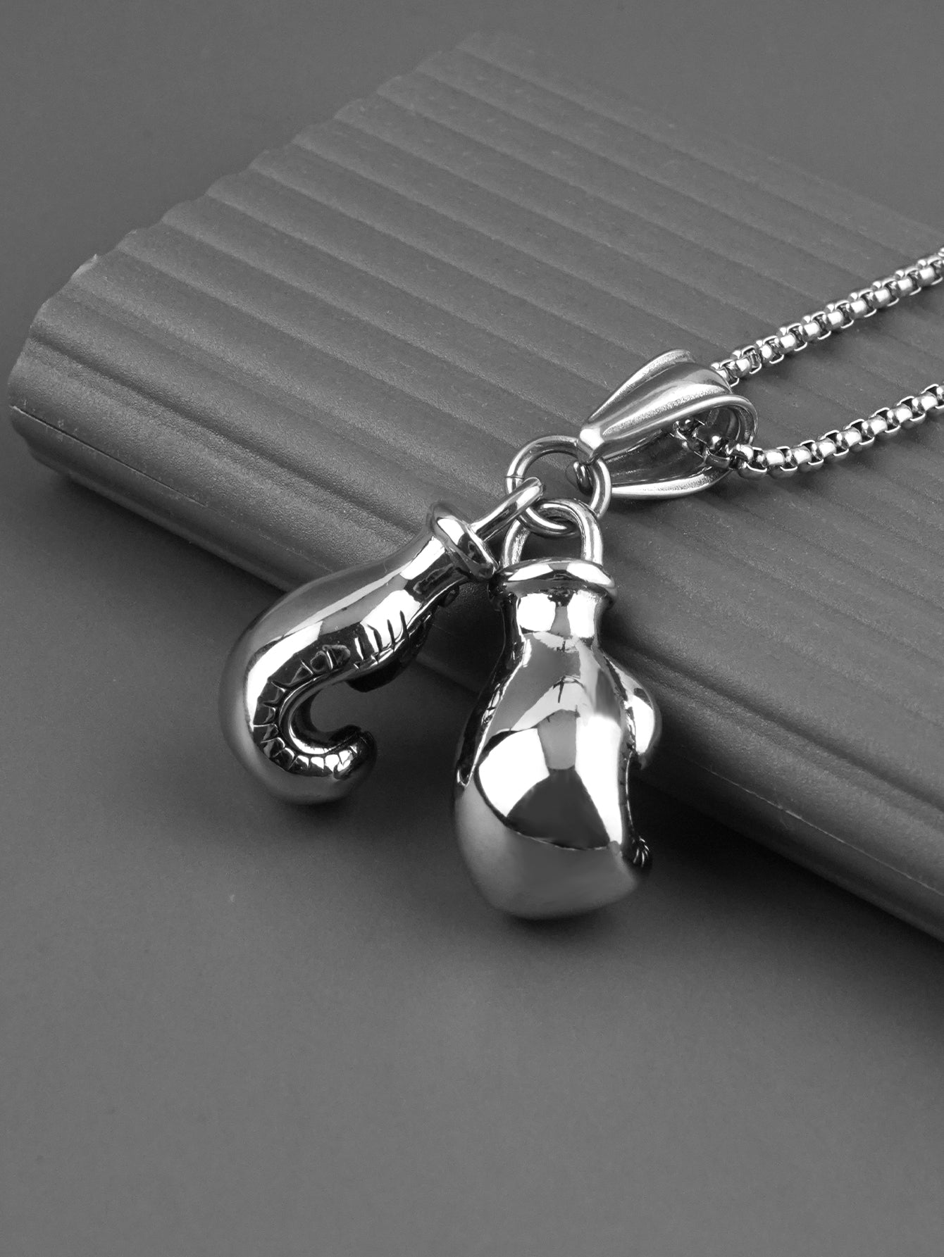 Boxing Gloves Stainless Steel Pendant