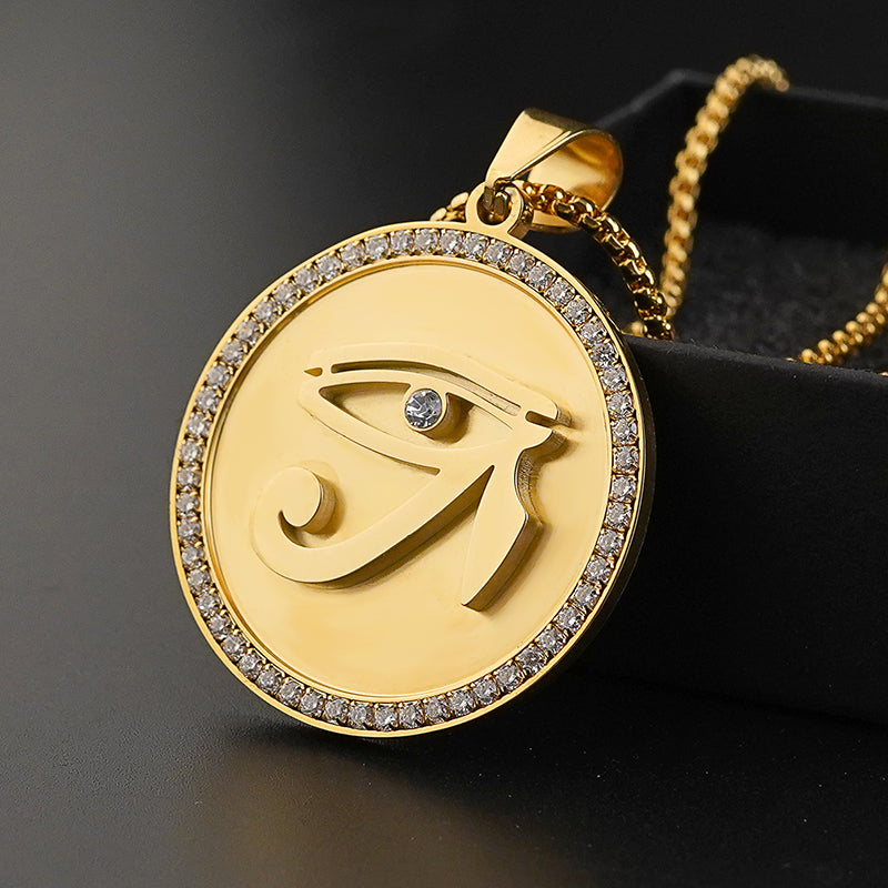 Horus Eye Pendant CZ