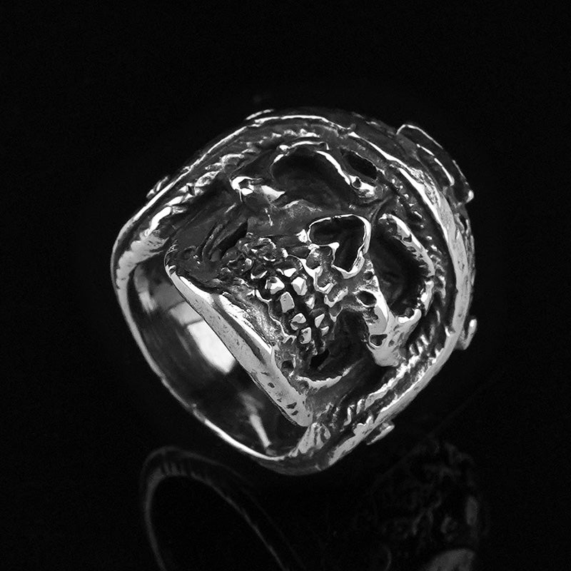 Warrior Remain Skull Ring